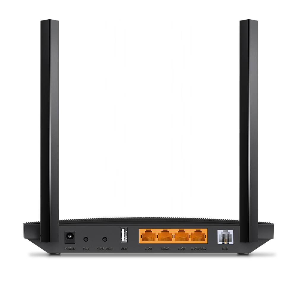 Octopus Telecom DSL and FTTC router rear ports